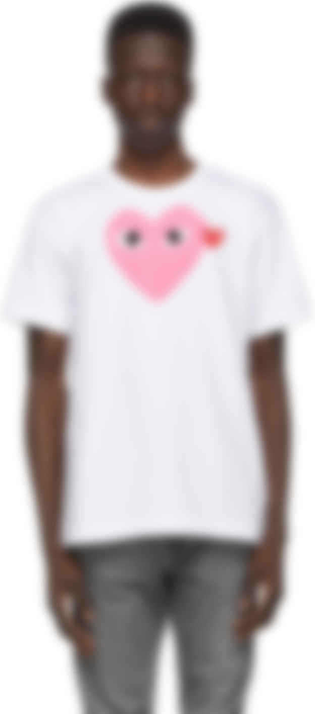 pink comme des garcons t shirt