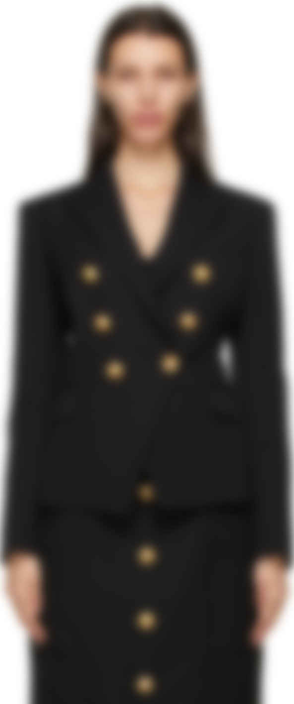 balmain long blazer