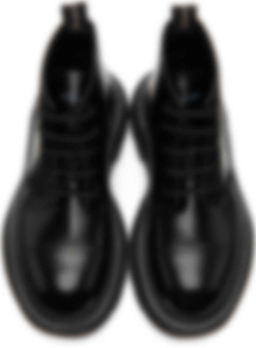 black shiny alexander mcqueen's