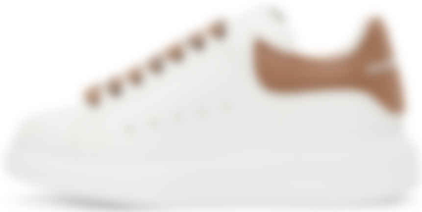 White \u0026 Beige TPU Oversized Sneakers by Alexander McQueen on Sale