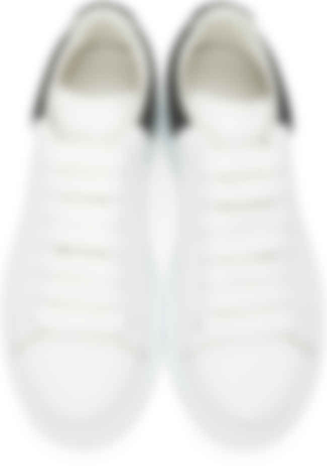 alexander mcqueen black snake oversized sneakers