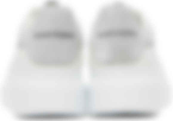 alexander mcqueen white & silver glitter oversized sneakers