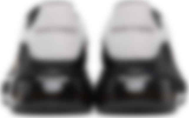 alexander mcqueen white & silver glitter oversized sneakers