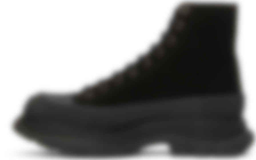 alexander mcqueen black suede