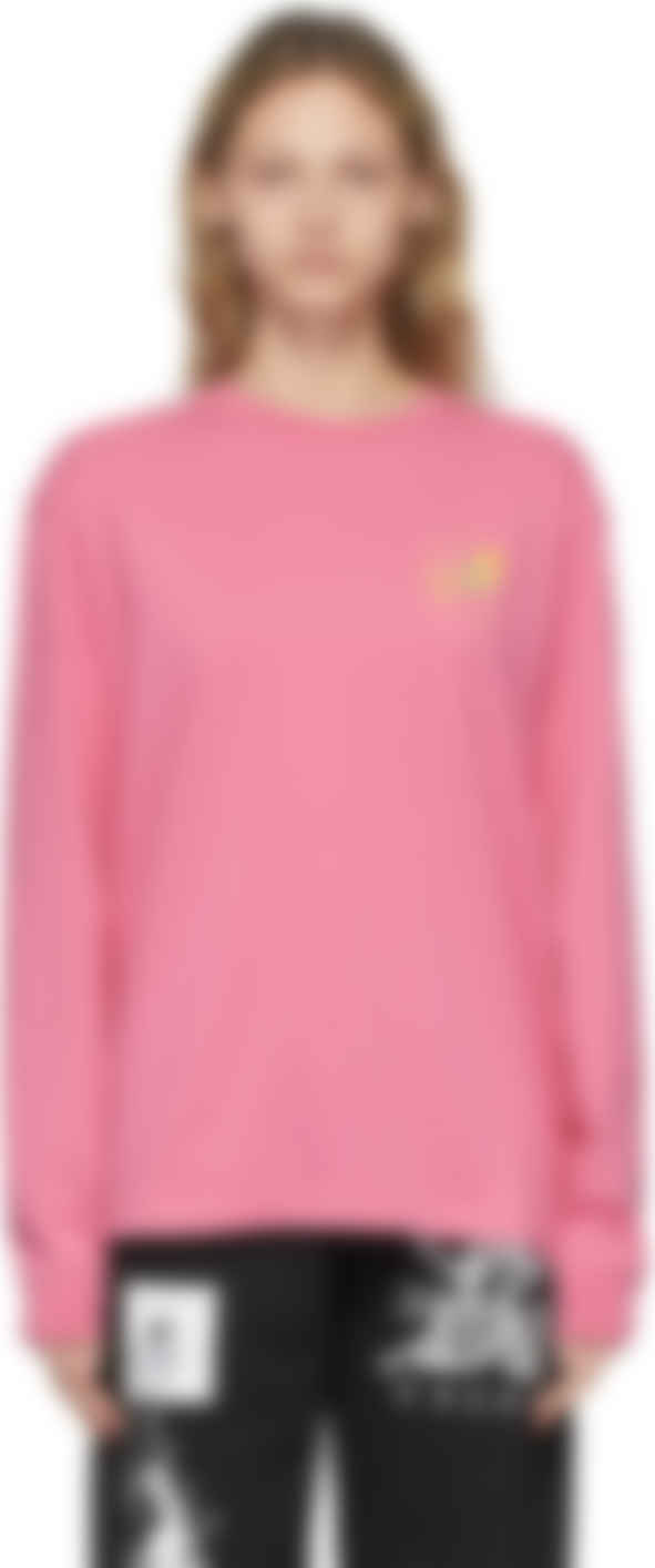pink full sleeve t shirt