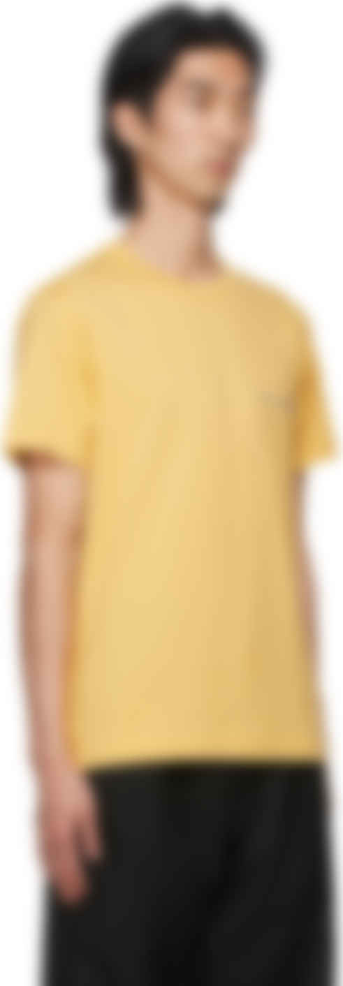 comme des garcons yellow t shirt