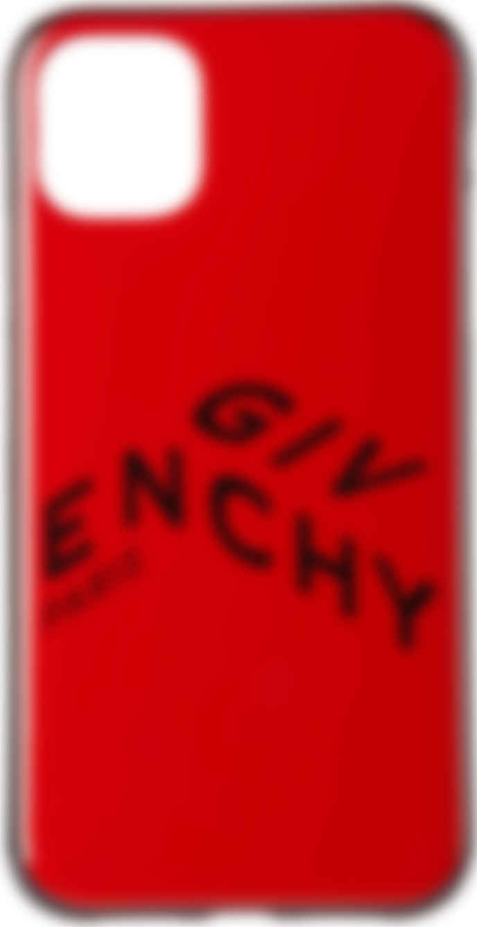 Red Refracted Logo Iphone 11 Case By Givenchy Ssense