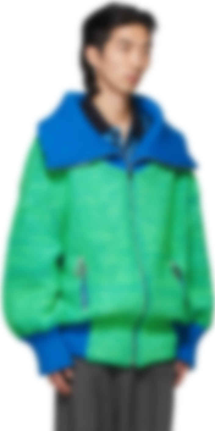 green zip up sweater
