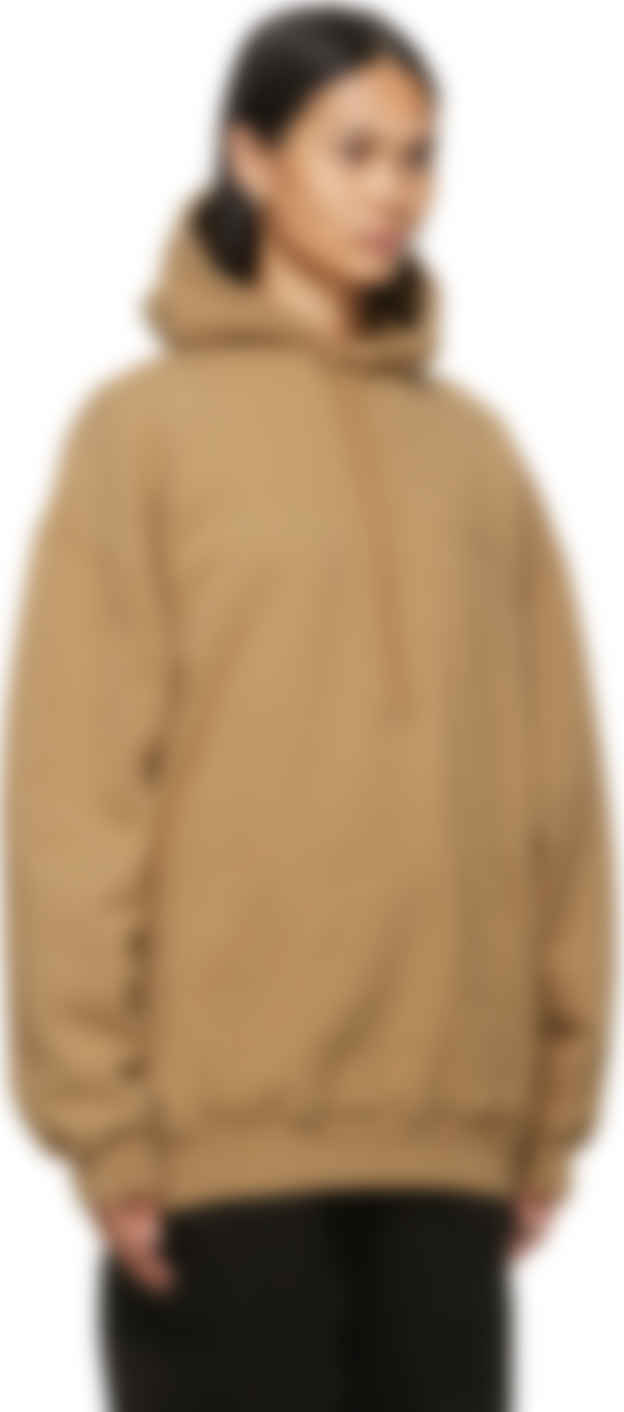 brown balenciaga hoodie