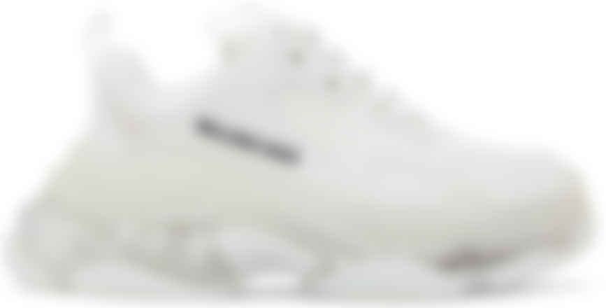 balenciaga triple s blanche semelle transparente
