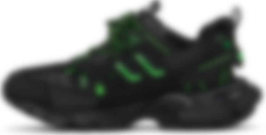 balenciaga sneakers black and green