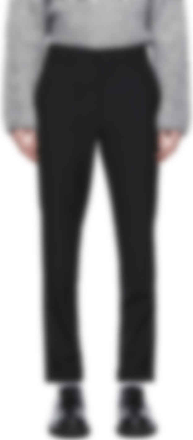 Næb tjære peber Black Tropical Wool Trousers by Comme des Garçons Homme Plus on Sale