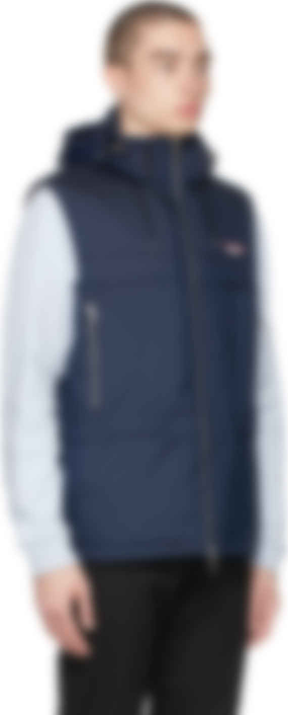 burberry vest with hood