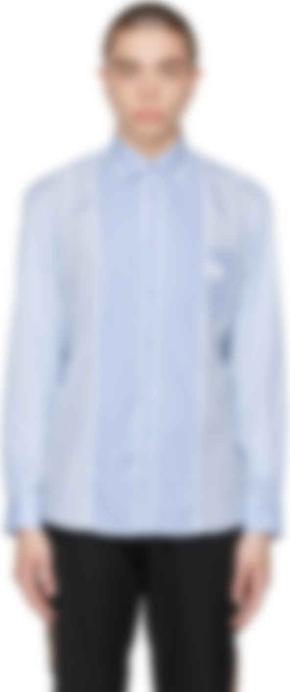 Burberry ブルー チェック シャツ Ssense 日本