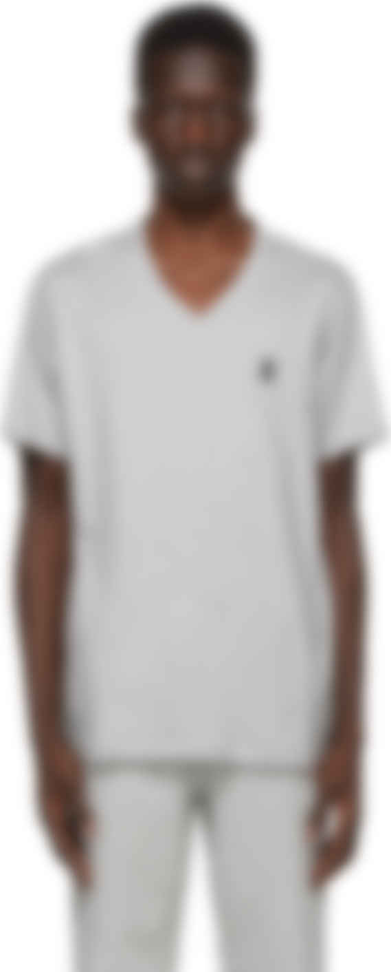 Burberry グレー Marlet V ネック T シャツ Ssense 日本