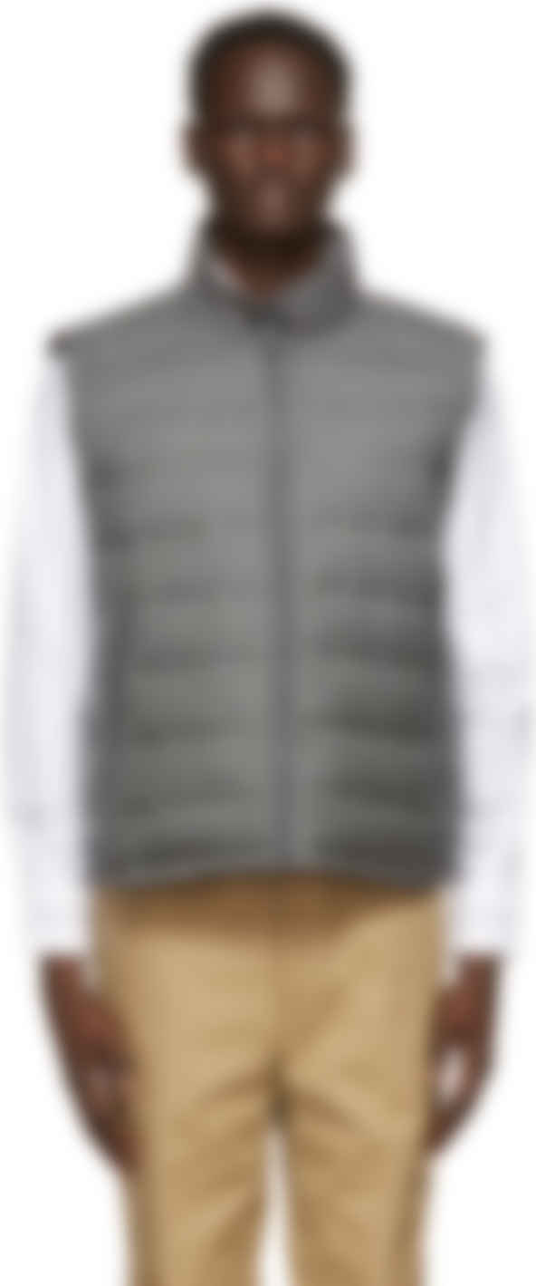 Thom Browne グレー ダウン ベスト Ssense 日本 Thom Browne グレー ダウン ベスト Ssense 日本