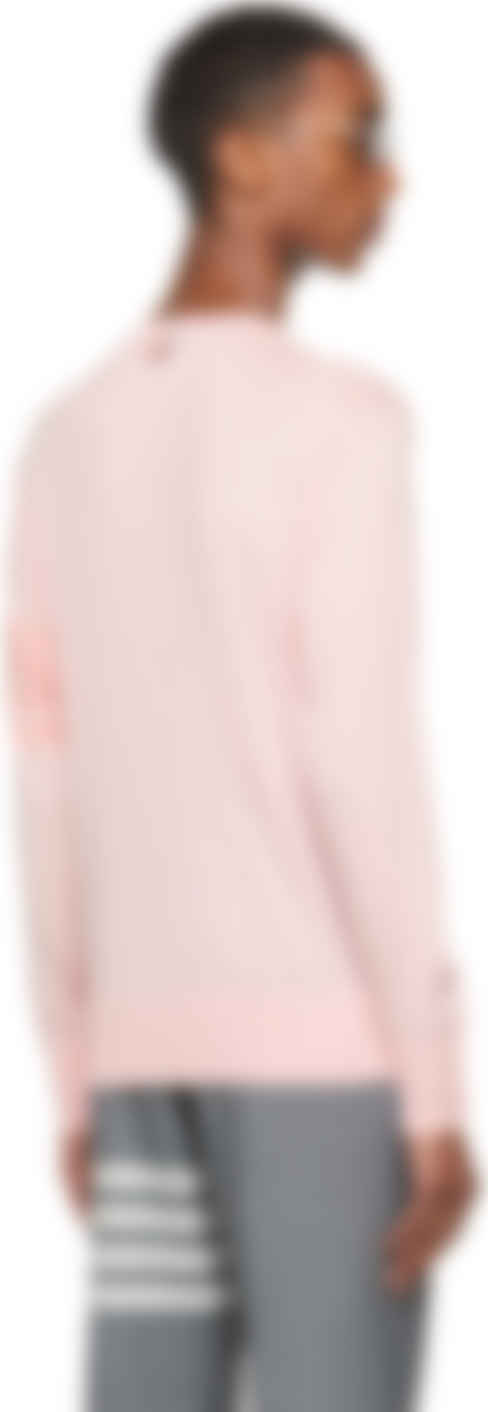 thom browne pink sweater