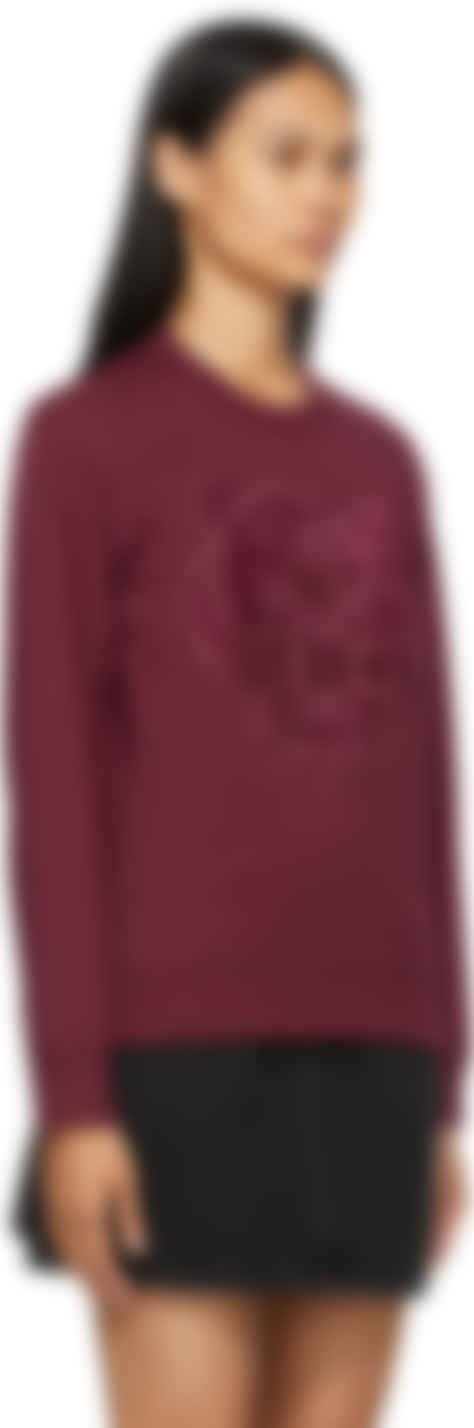 burgundy kenzo sweatshirt