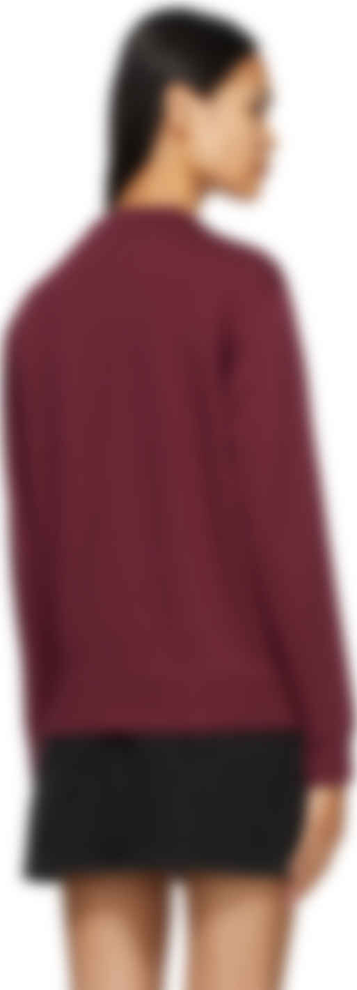 burgundy kenzo sweatshirt