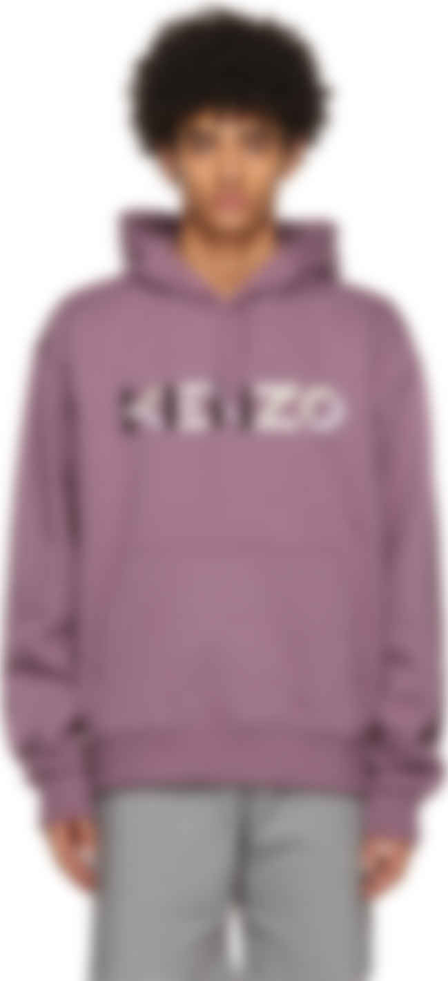 Kenzo purple hoodie clearance