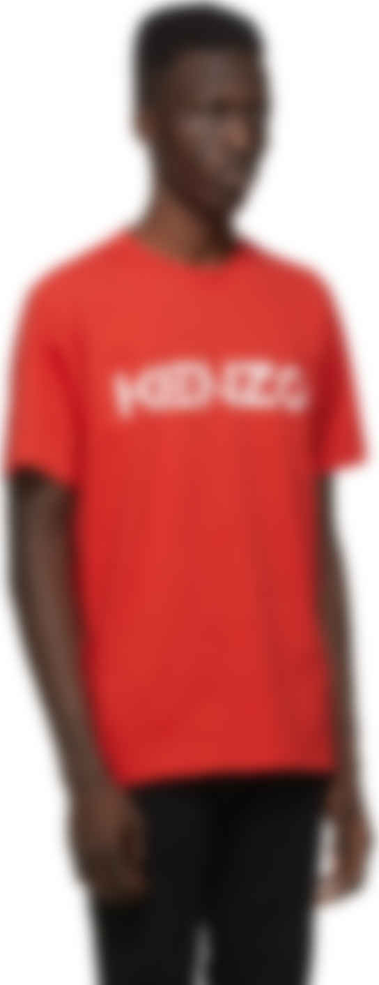 red kenzo shirt