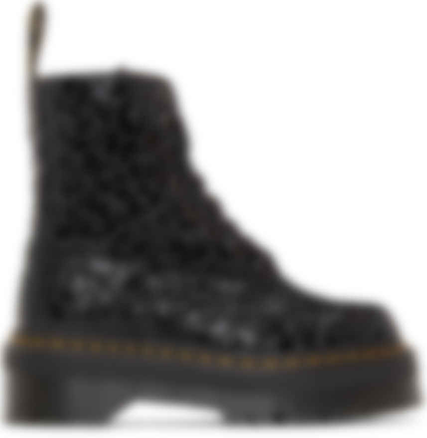 dr martens black black