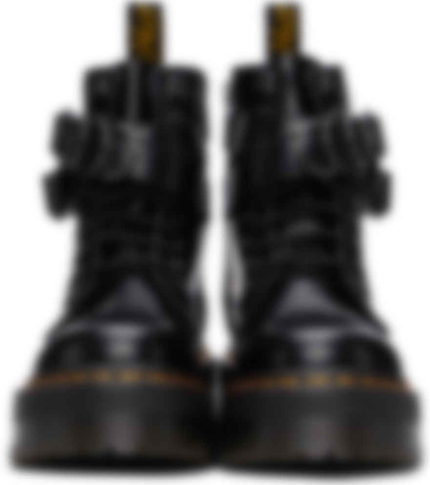 Dr Martens ブラック Jadon Hardware プラットフォーム ブーツ Ssense 日本