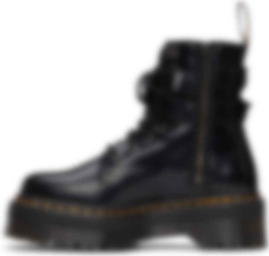 Dr Martens ブラック Jadon Hardware プラットフォーム ブーツ Ssense 日本