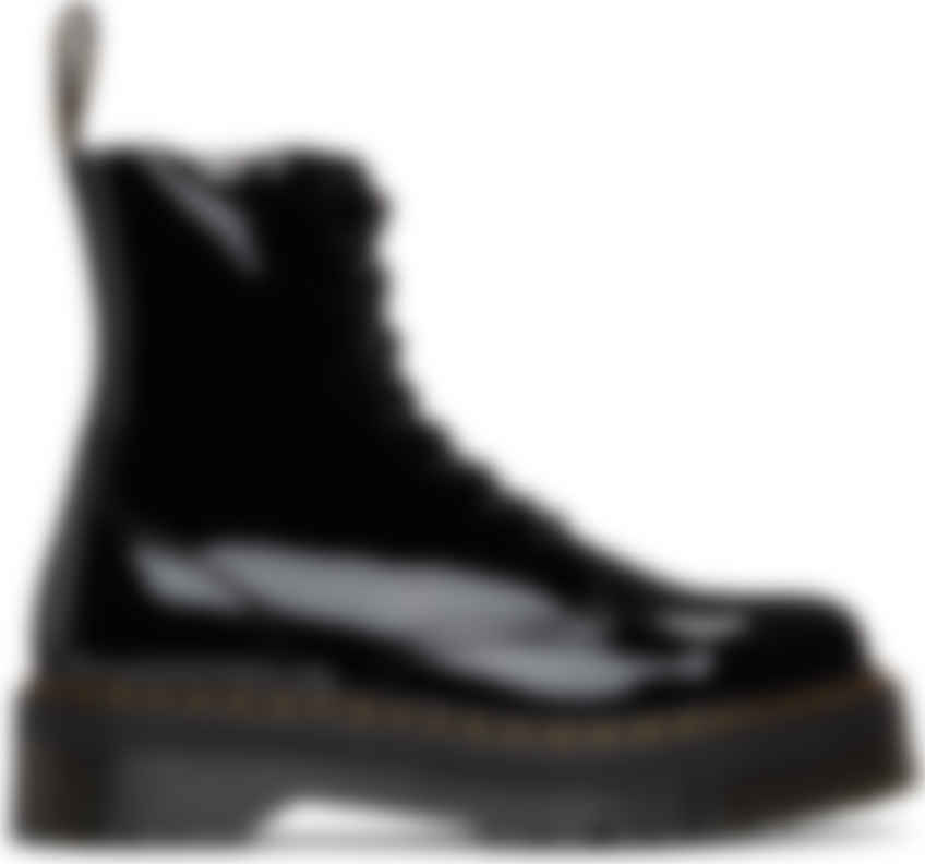Dr Martens Black Patent Jadon Platform Boots Ssense Uk Theres a dm boot that will match any outfit as they are available in a range of colours. ssense
