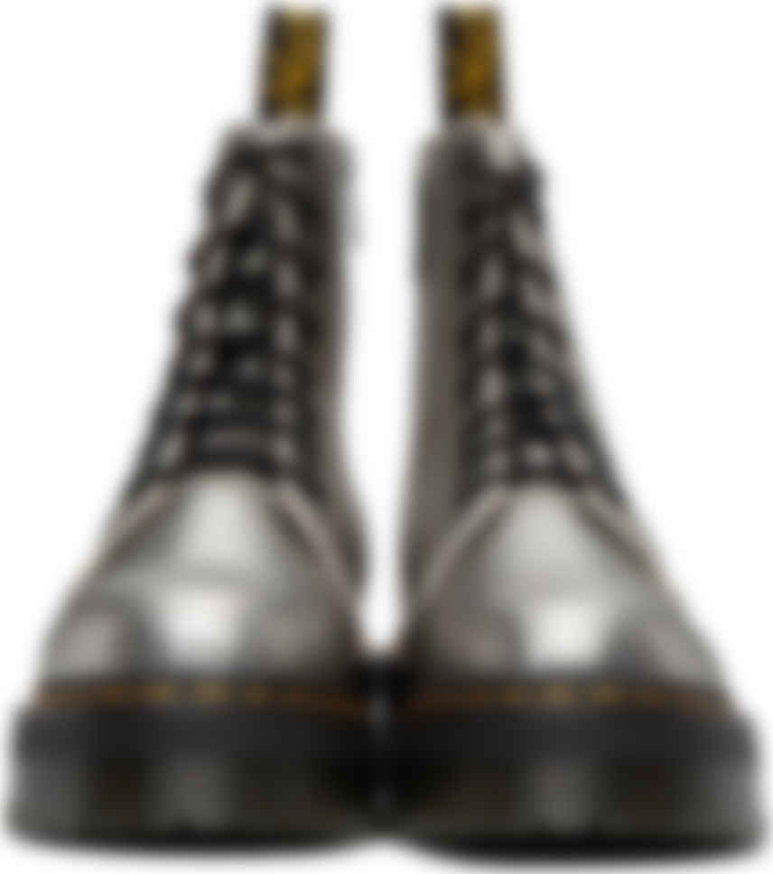 doc martens femme argentées