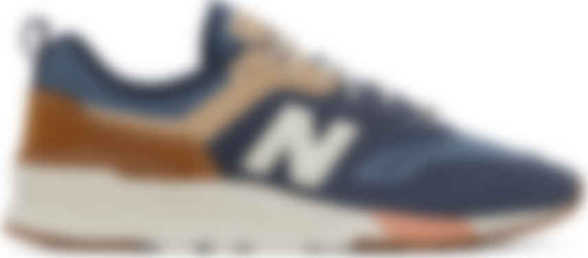 new balance blue brown