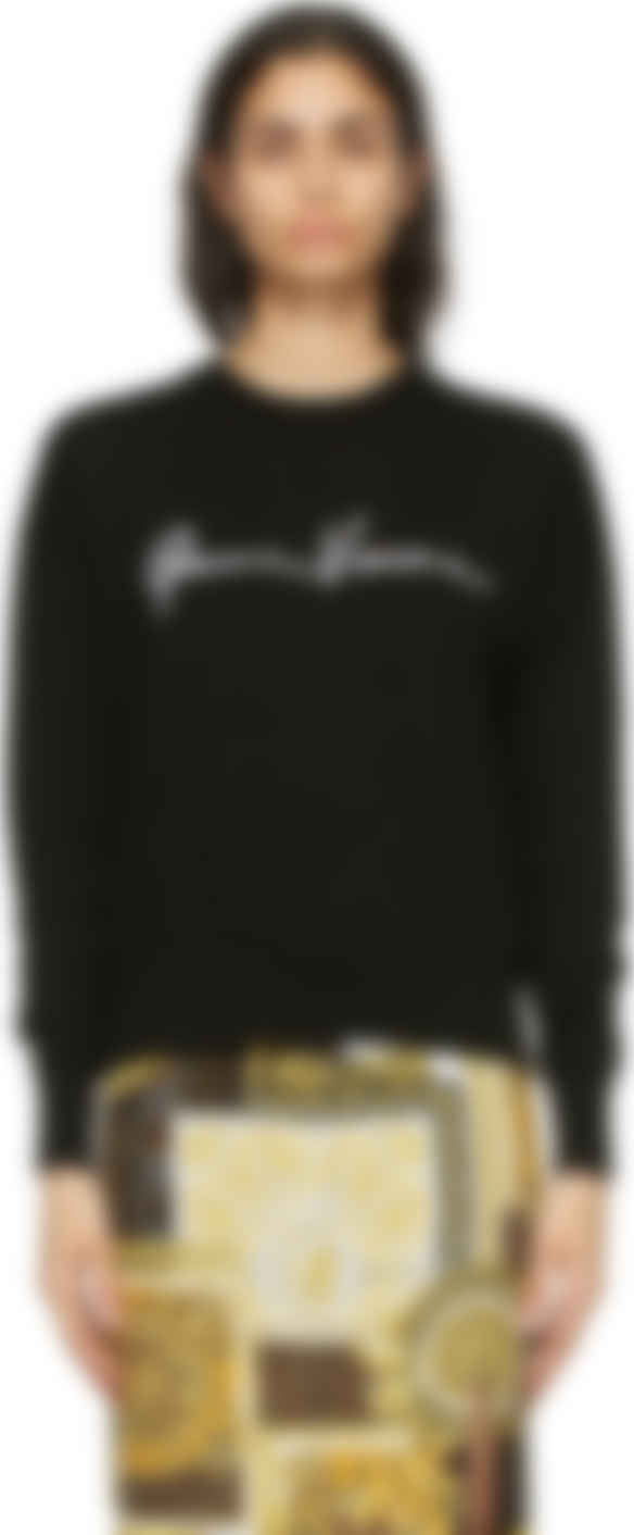 versace sweater black