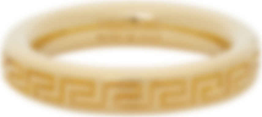 versace greek key ring