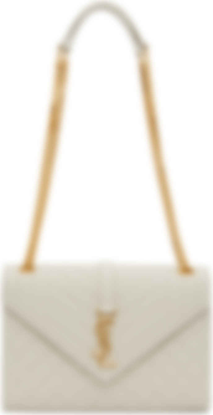 ysl white envelope bag