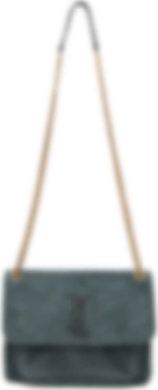 ysl niki bag suede
