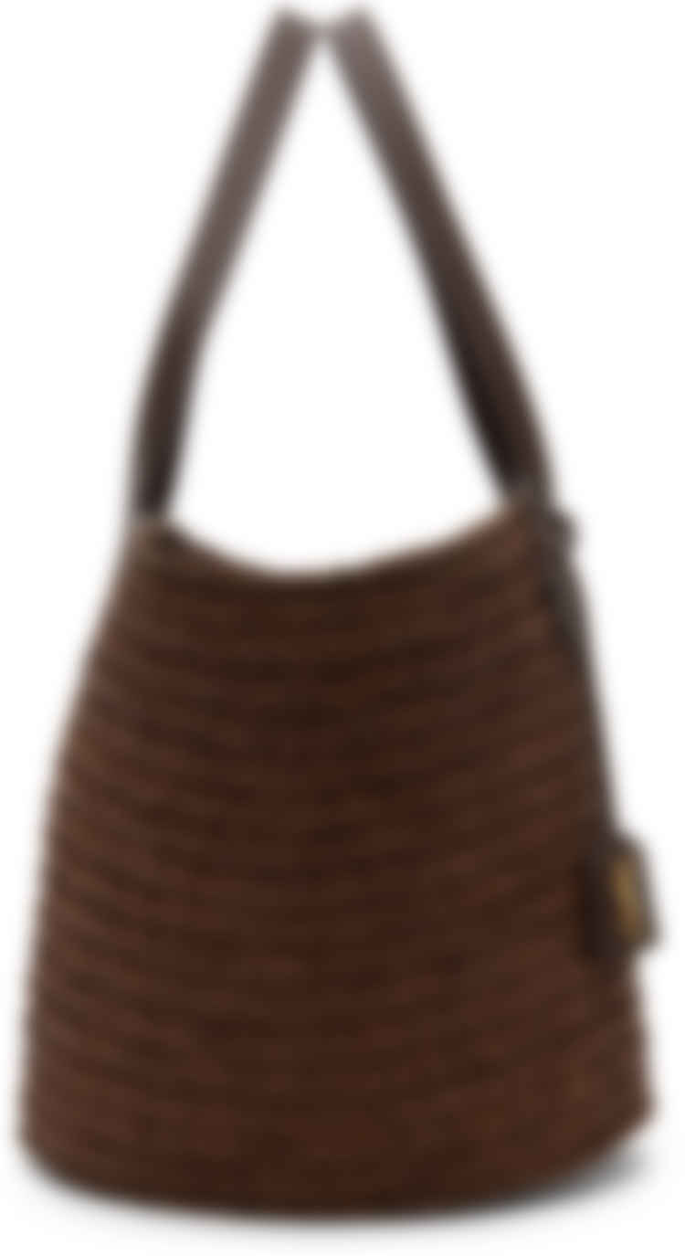 Saint Laurent 棕色中号panier 托特包 Ssense