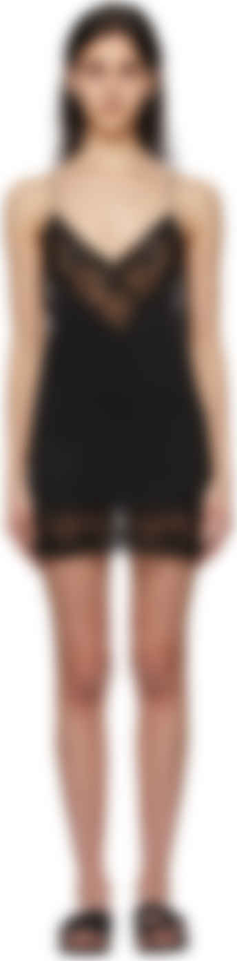 robe noire soie
