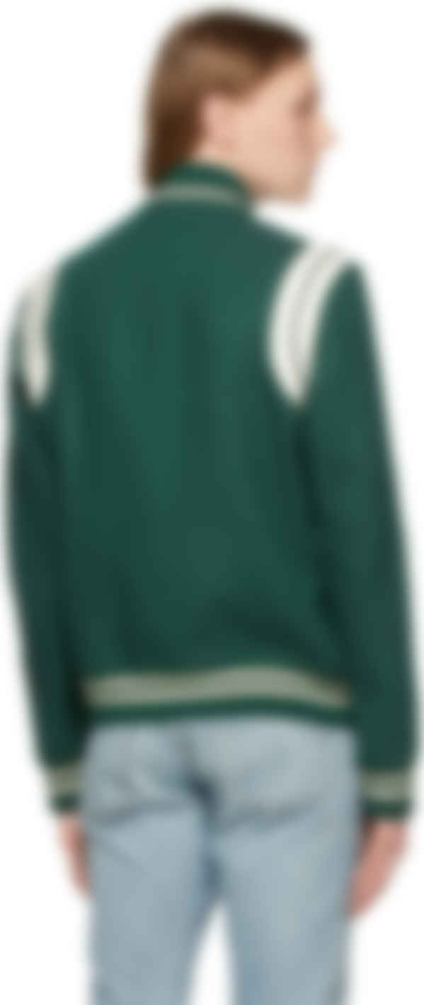 saint laurent green jacket