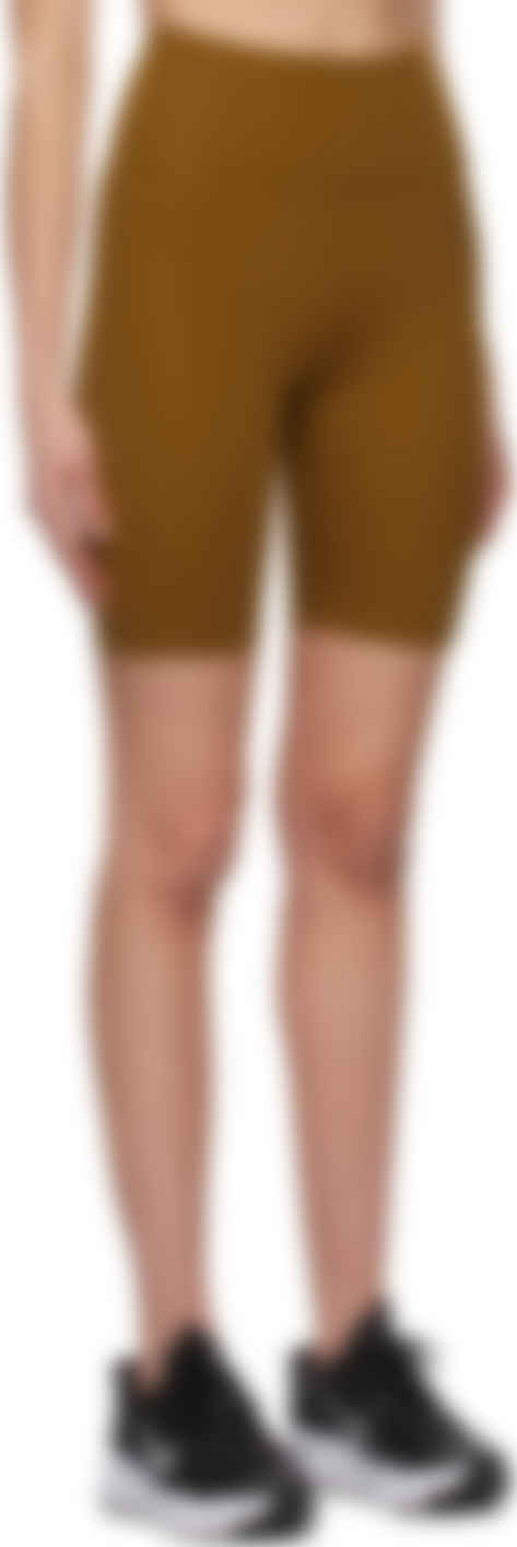 tan bike shorts