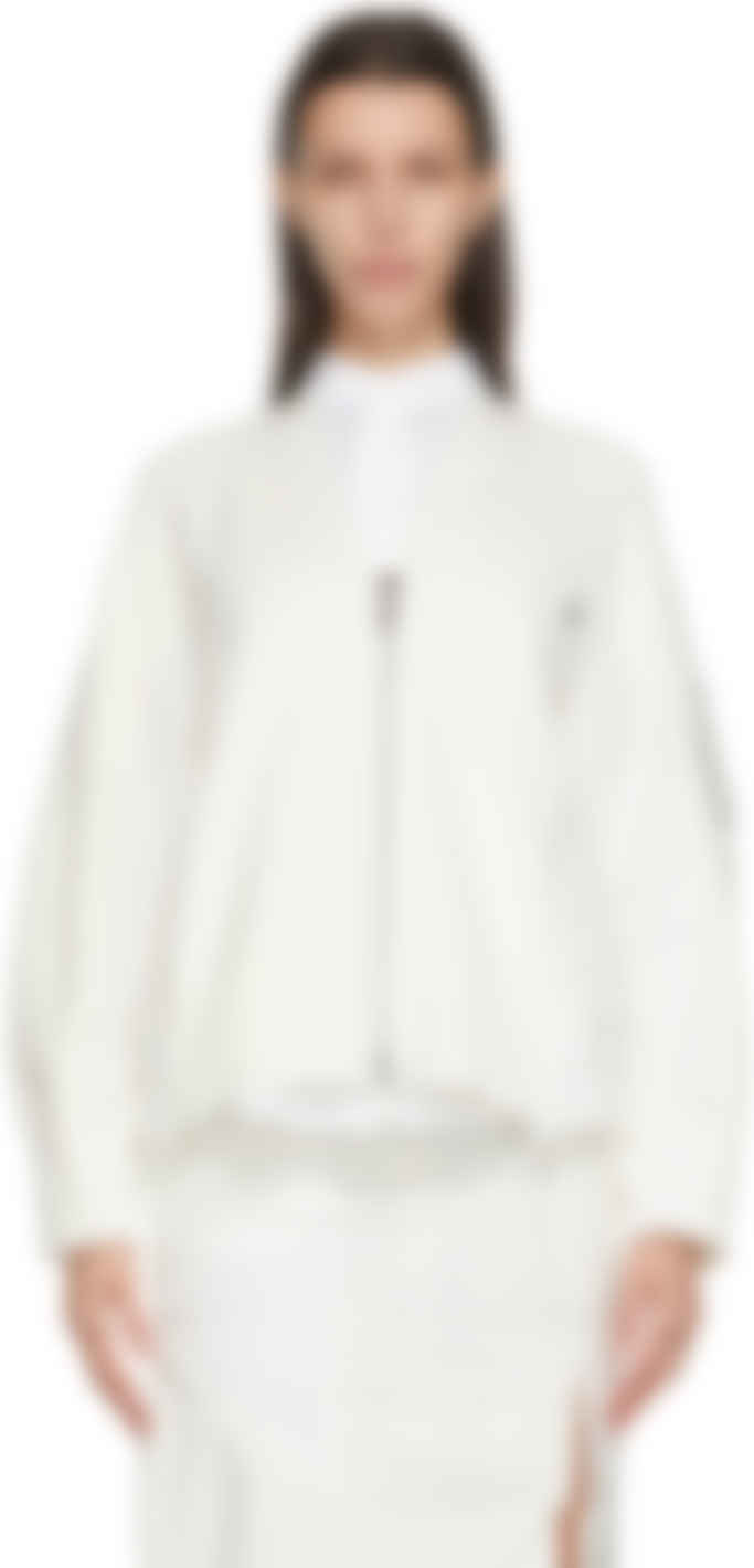 Sacai オフホワイト Knit X Ma 1 カーディガン Ssense 日本