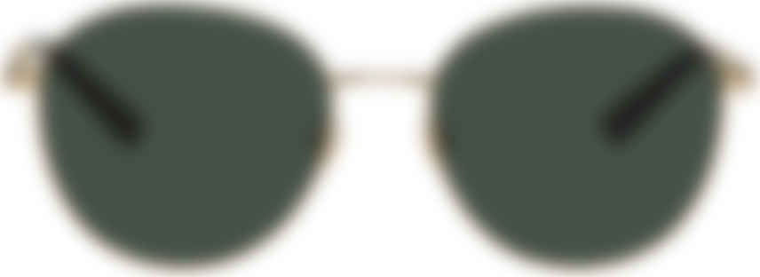 gucci gold round sunglasses