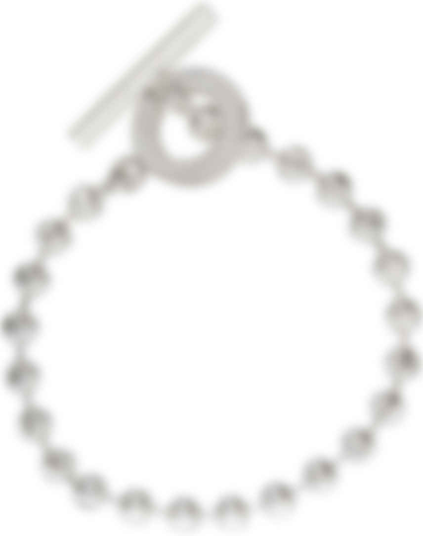 gucci silver ball bracelet