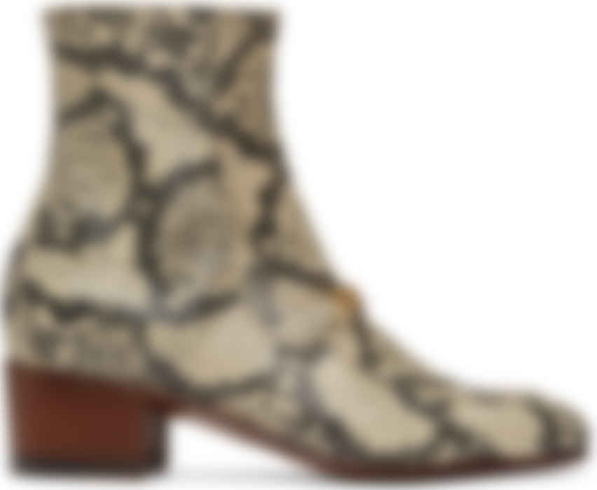gucci python boots