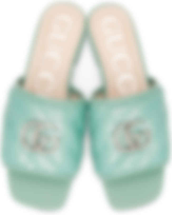 gucci slides green