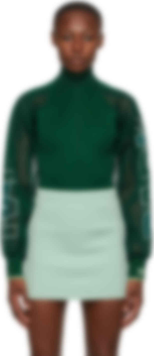 adidas x IVY PARK: Green Mesh Sleeve 