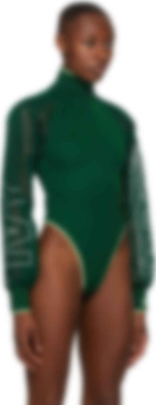 adidas bodysuit green