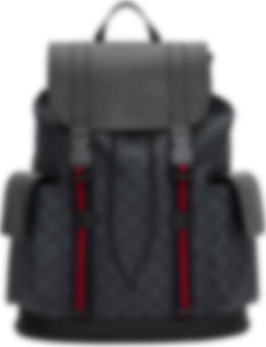 black gucci supreme backpack