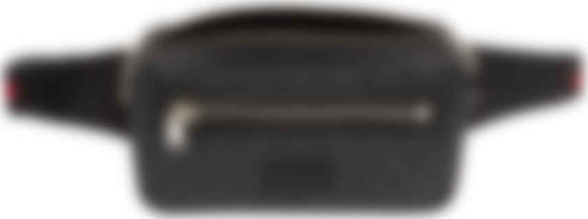 black & grey gg supreme belt bag