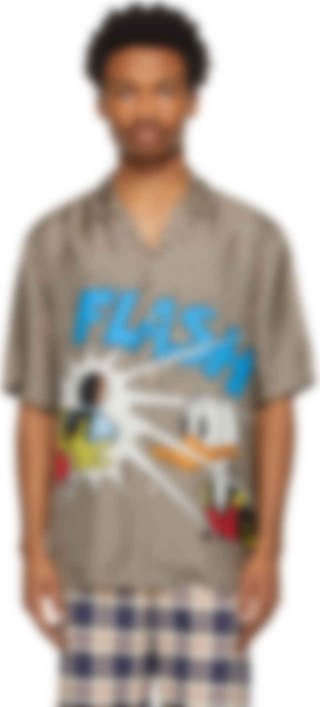 100 本物保証 Disney ディズニー X Gucci Donald Duckボウリングシャツ オープニング大放出セール Www Premiervbleague Com