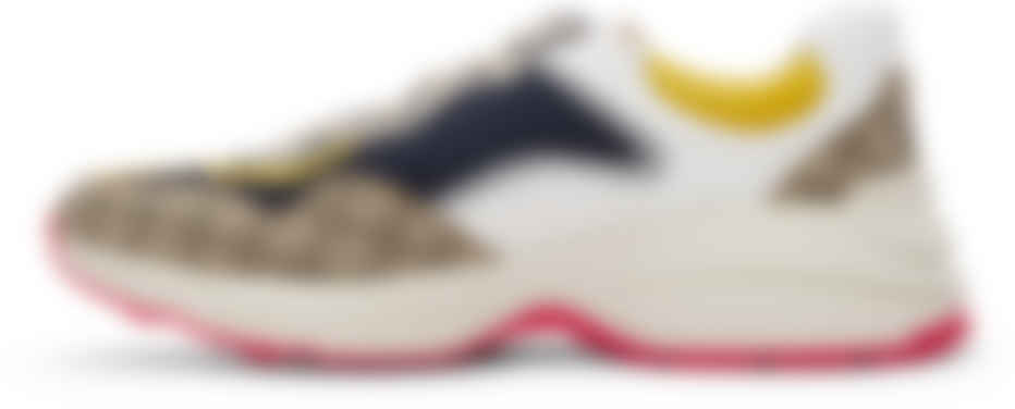 gucci rhyton sneakers beige